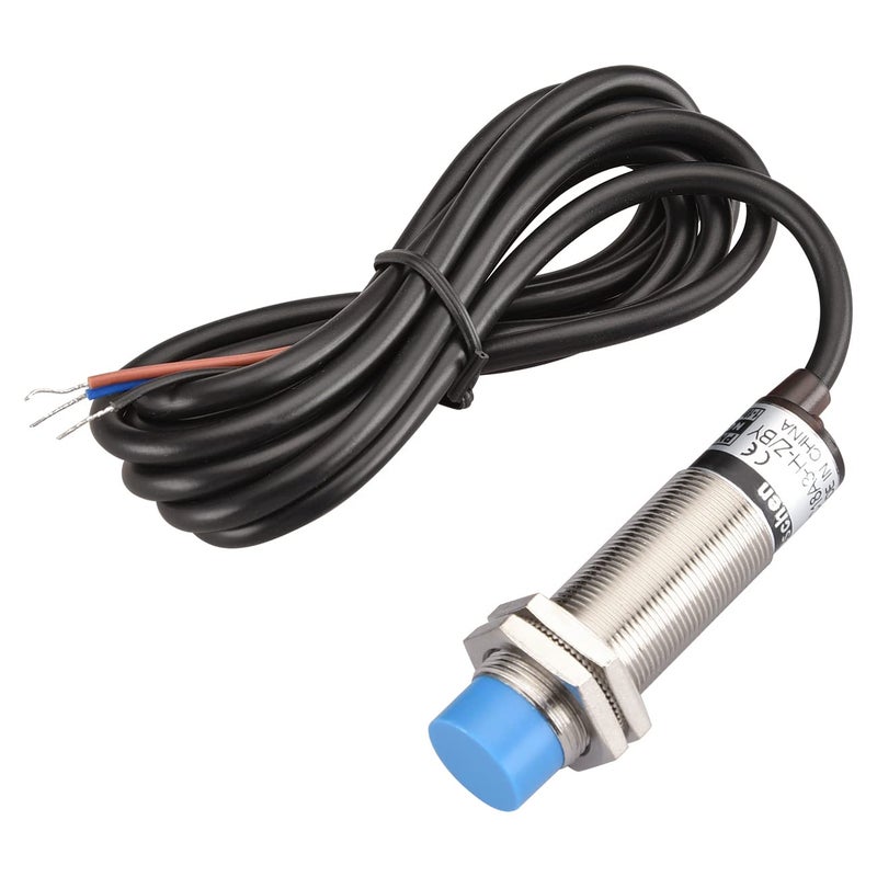 Heschen M18 Capacitive Proximity Sensor Switch Non-Shield Type LJC18A3-H-Z/BY Detection 10mm 10-30VDC 200mA 3 Wires (PNP NO, 3 Wires) - Image 1